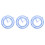 12 Pcs Circle Protractor Engraved Ruler For Accurate Angle Measurement 10