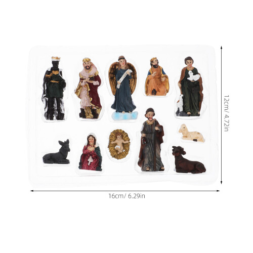 1 set heimischer krippenfiguren, religiöse und geschenkidee 1