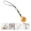 2 Pcs Bell Pendant Phone Strap Lanyard Charm 8