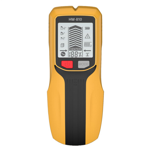 Stud Finder Wall Scanner Handheld LCD Display Metal Stud Finder For Electrical Framing Masonry Cabinet Yellow