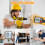 Stud Finder Wall Scanner Handheld LCD Display Metal Stud Finder For Electrical Framing Masonry Cabinet Yellow 3