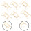 6Paires Boucles Ceinture Alliage Décoratives Solidité Durable 2