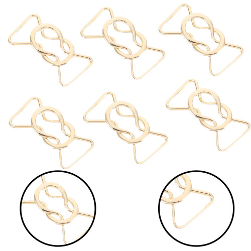 6Paires Boucles Ceinture Alliage Décoratives Solidité Durable 1