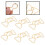 6Paires Boucles Ceinture Alliage Décoratives Solidité Durable 3