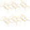 6Paires Boucles Ceinture Alliage Décoratives Solidité Durable 7