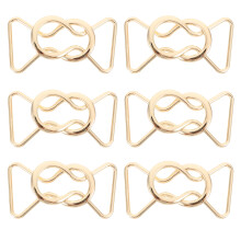 6Paires Boucles Ceinture Alliage Décoratives Solidité Durable