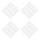 4Pcs 1 Bag Clear Plastic Inflatable Shoe Insert Shape Maintainer 10