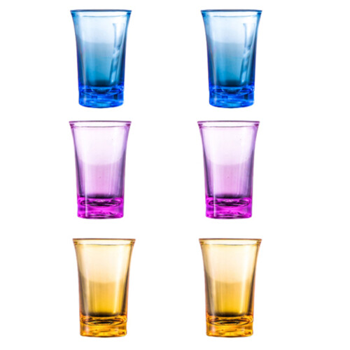 6Pcs Whiskey Cup Acrylic Drinking Cup Beverage Spirit Wine Cup 1