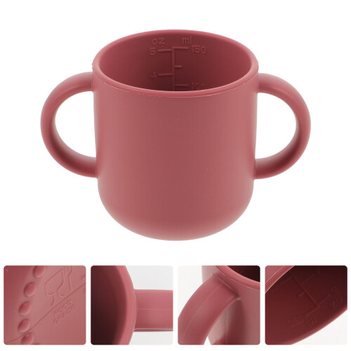 Cup D'entraînement Bébé Silicone Rouge Pour - 1-3 Ans 2