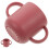 Cup D'entraînement Bébé Silicone Rouge Pour - 1-3 Ans 10