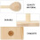 Portable Wooden Wig Stand And Hat Display Storage Holder Rack 10