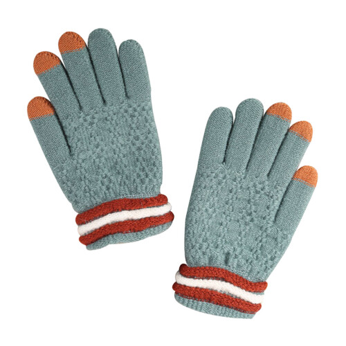 touchscreen- winter stretch-strickhandschuhe vollfinger