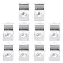 20 Pcs Zinc Alloy Corner Braces For Glass With Suction Cup