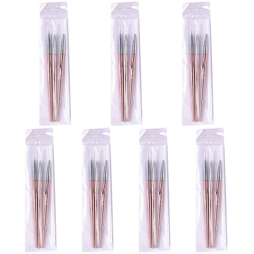 21 Pcs Nail Art Tool Set Durable Drill Pen Manicure Rose Gold 1