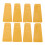 8PCS Plastic Chainsaw Wedges 5.5in Tree Cutting Logging Bucking 1