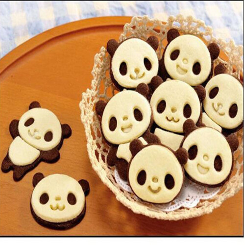 4-teiliges Panda-Plätzchenformset für Cupcakes, Desserts, 2