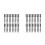 100 Pcs Multi-Purpose Single-Ended Portable Eyebrow Brushes 6