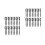100 Pcs Multi-Purpose Single-Ended Portable Eyebrow Brushes 4