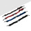 4-teiliger Brillenhalter mit elastischem Band, einsetzbar 4