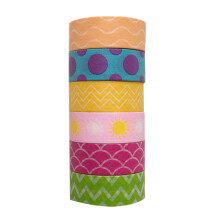 6 washi-papierklebeband für diy, fotoalben, geschenke