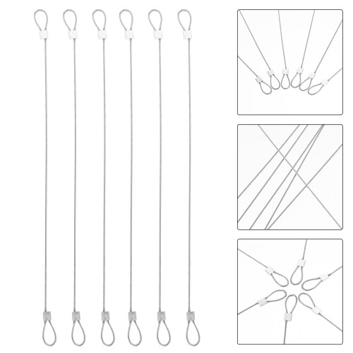 6 Drahtseil Zubehör Stahlseil Kabel Silver 1