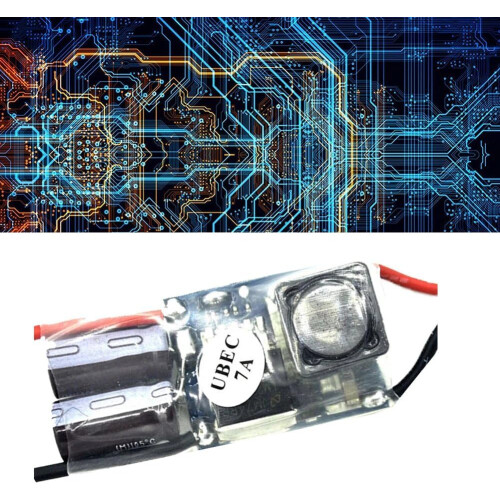 7A 2-7S FPV Receiver Power Supply External BEC UBEC 5V Step-Down Regulator Module For RC Airplane 2