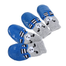 20Stk Blaue Baumwoll-Tiersocken Mit Für Katzen Und