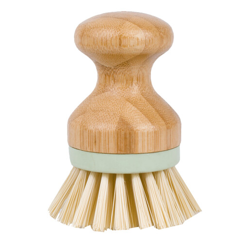 3 Pcs Solid Wood Cleaning Brush For Kitchen Restaurant