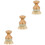 3 Pcs Solid Wood Cleaning Brush For Kitchen Restaurant 5
