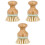 3 Pcs Solid Wood Cleaning Brush For Kitchen Restaurant 3