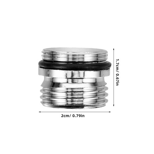 2-teiliger -Adapter mit Reinwasserfilter für Schlauch 1