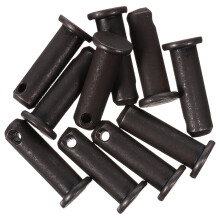 50Pcs Metal Forklift Attachment Locking Pins Black Durable Replacement