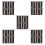 50Pcs Metal Forklift Attachment Locking Pins Black Durable Replacement 6
