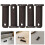 50Pcs Metal Forklift Attachment Locking Pins Black Durable Replacement 11