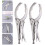 4 Pcs Locking Grip Oil Filter Remover Wrench Tool 8