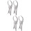 4 Pcs Locking Grip Oil Filter Remover Wrench Tool 7