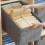 (Khaki) Foldable Clothes Organizer Steel Frame Thick Fabric Storage Grey 1