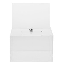 acryl vorschlagsbox büro spendenbox abstimmen lose acrylbox