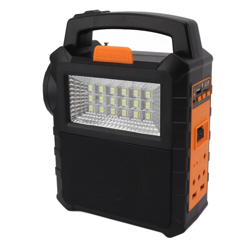 Portable Solar Generator Power Station with Bulbs Home Backup RV 2