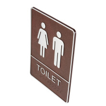 toilettenschilder für damen und , moderne wc-türschilder