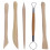 5 Pcs Clay Tool Clay Modeling Tools Office Child 16.5x1cm 3