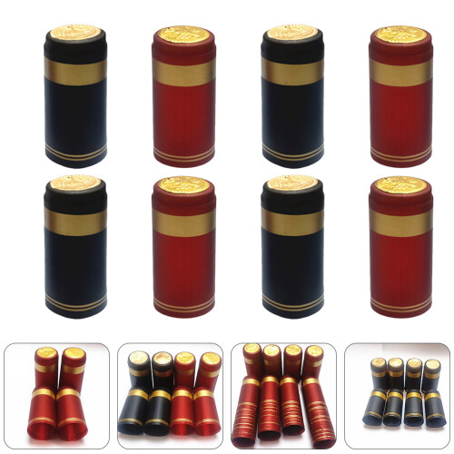 200 pvc-schrumpfkappen, wärmeaktivierbar, farben sortiert 1