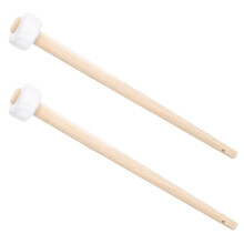 2 stück holz gong schlägel gummi kopf percussion hammers