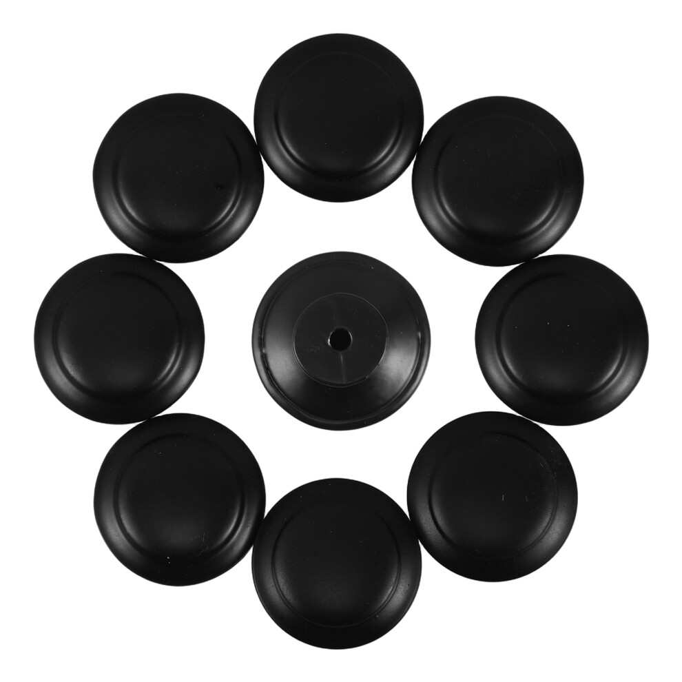 60 Pcs Simple Round Mushroom Drawer Knobs Zinc Alloy For Cabinets 033578382179