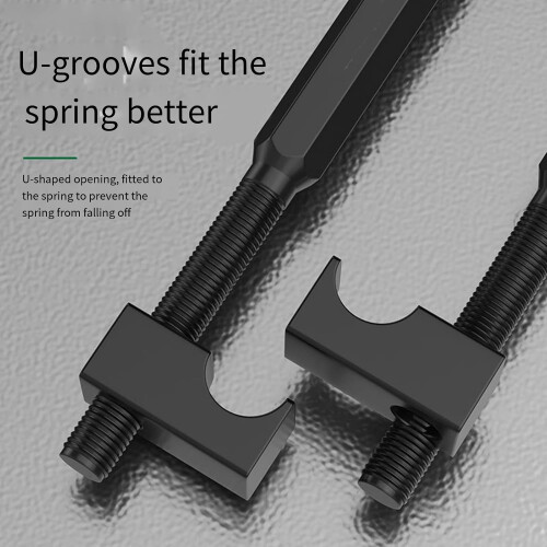Portable Spring Compressor Aluminum Body Enhanced Shock Absorption Versatile Vehicle Spring Tool For Auto Repairs 2