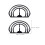 16 Pcs Hat Curving Band Cap Shaper And Brim Bending Tool 11
