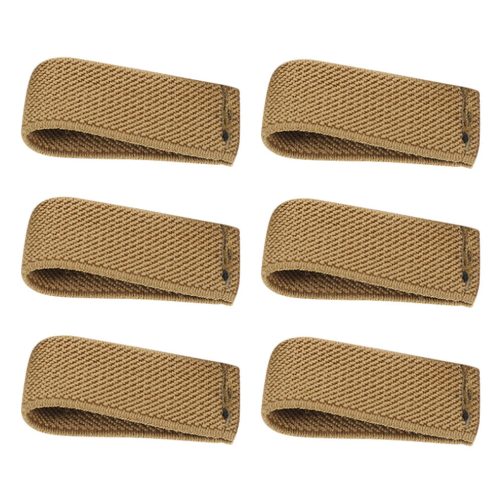 12 Pcs Elastic Belt Keepers Backpack Straps Nylon Webbing Loop Holders-image-OPC-PKXW55S-NEW