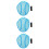 3Pcs Creative Safety Liner For Outdoor Sweat Absorbing Pad 8