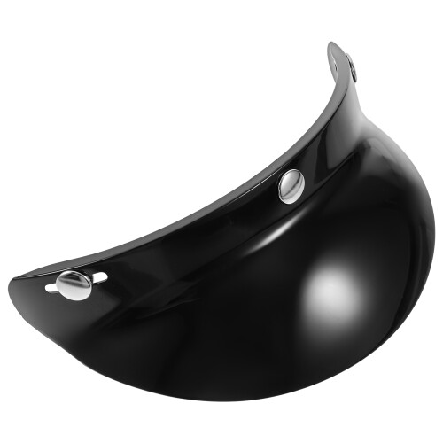Schwarzer Motorradhelm Regenvisier Aus Robustem PP-Material