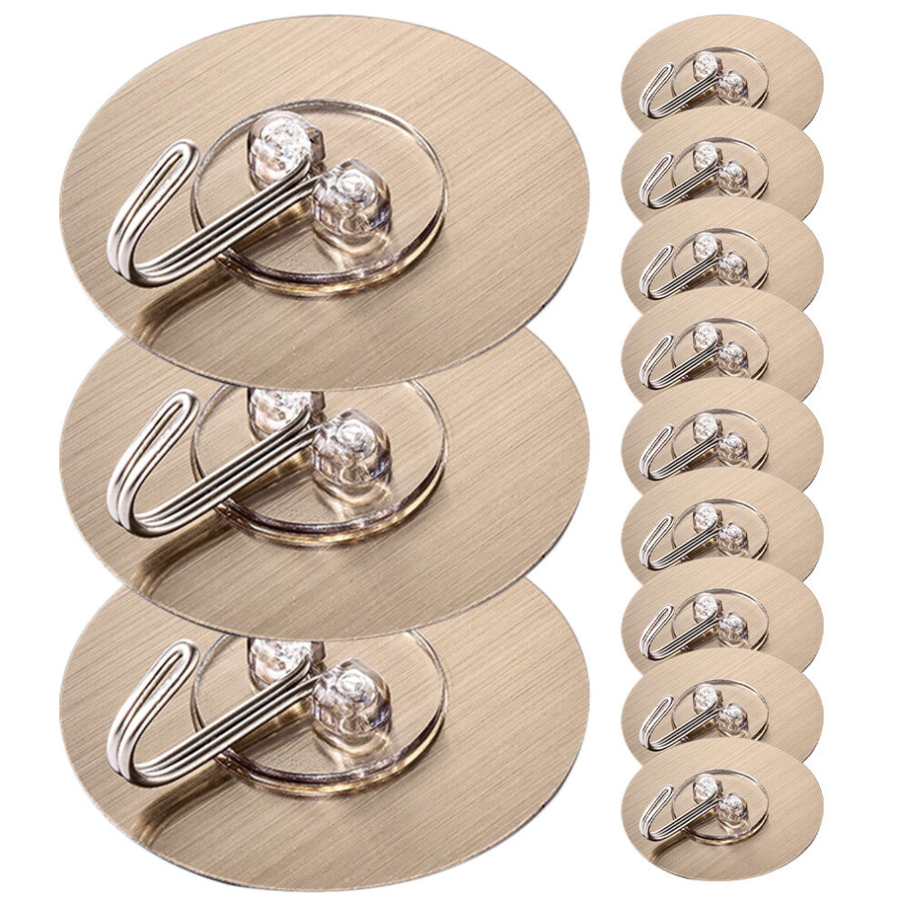 60 Pcs Multi-Functional Wall Hook Punch-Free Traceless Hanging Hook 033578384296